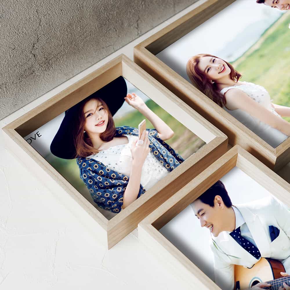 Shadow Box Frame Set with Tray - Image 4