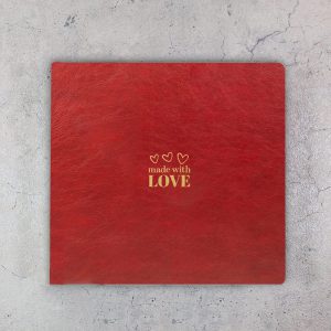 Cardinal + Gold Foil